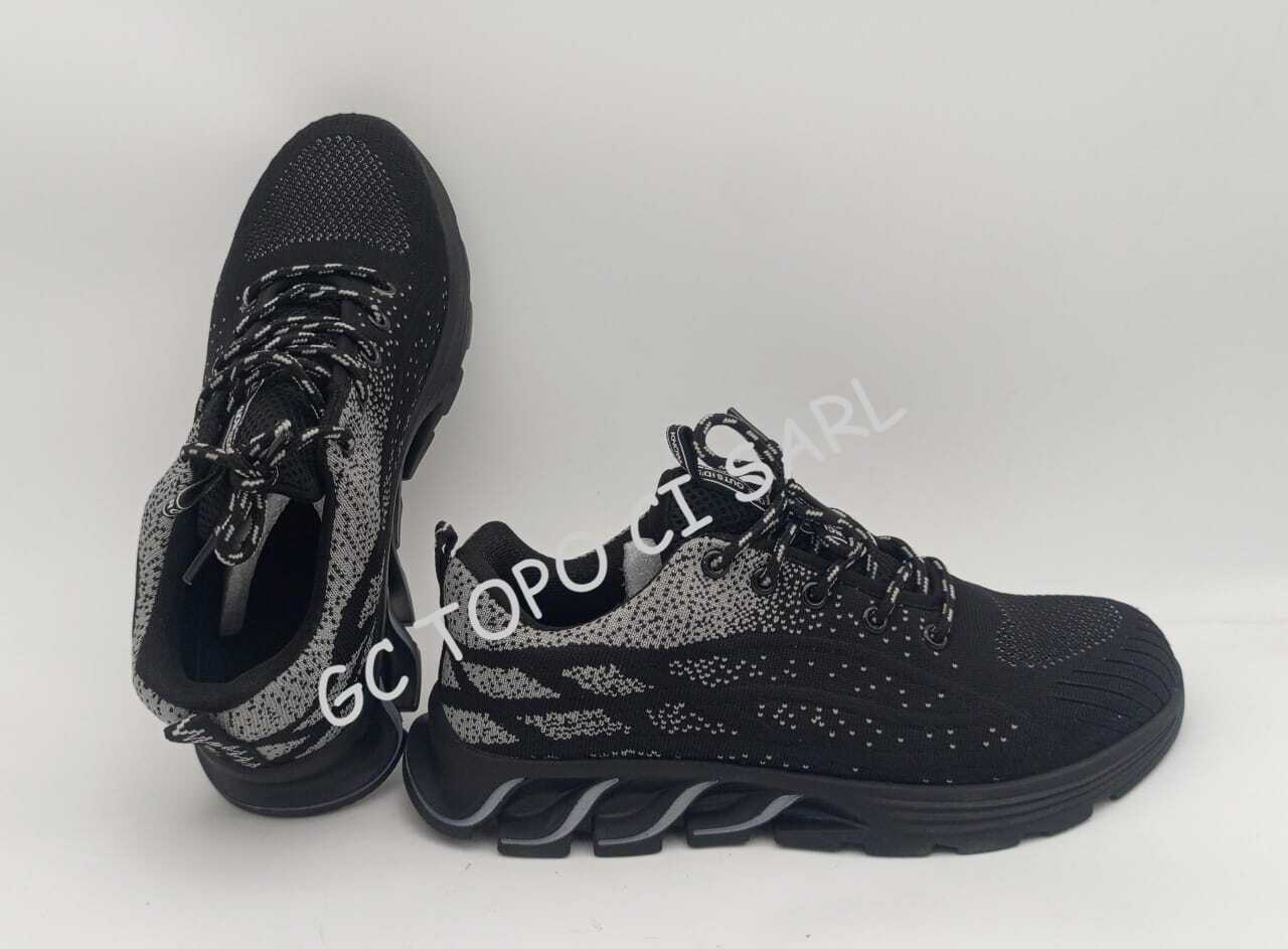 Chaussure de Sécurité Basket type S1P/9017 noir Taille N°44