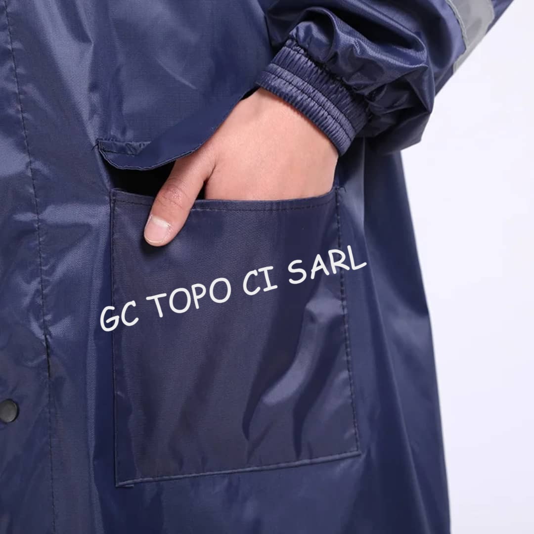 Manteau de Pluie Blouse couleur Bleue Marine