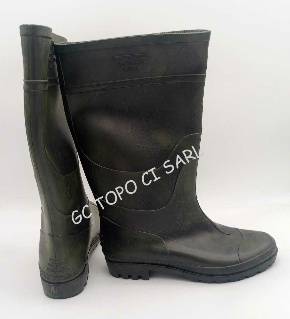 Botte de Pluie noir en PVC Taille N°39
